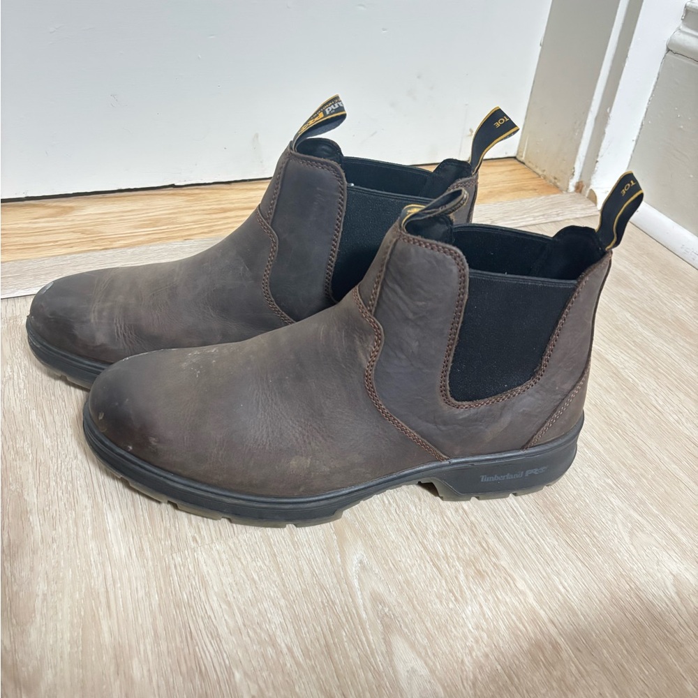 Timberland pro Men's Brown Leather Boots